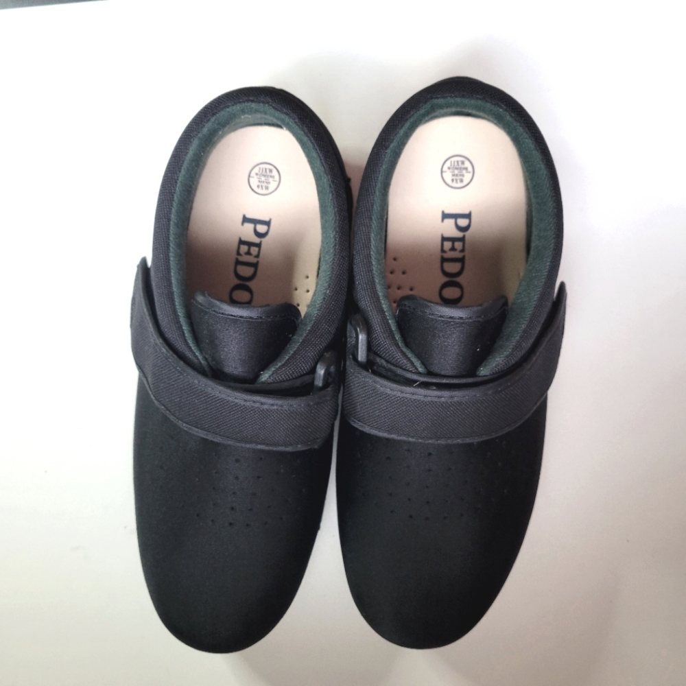PEDORS 600 Unisex Orthopedic NWOT Diabetic Stretch Shoes Women’s 11 Men 9 Black